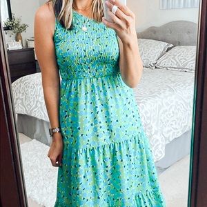 One shoulder maxi dress